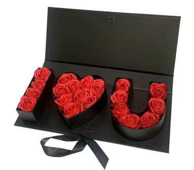 Lahjalaatikko “I ❤️ U” – täytettävä lahjapakkaus